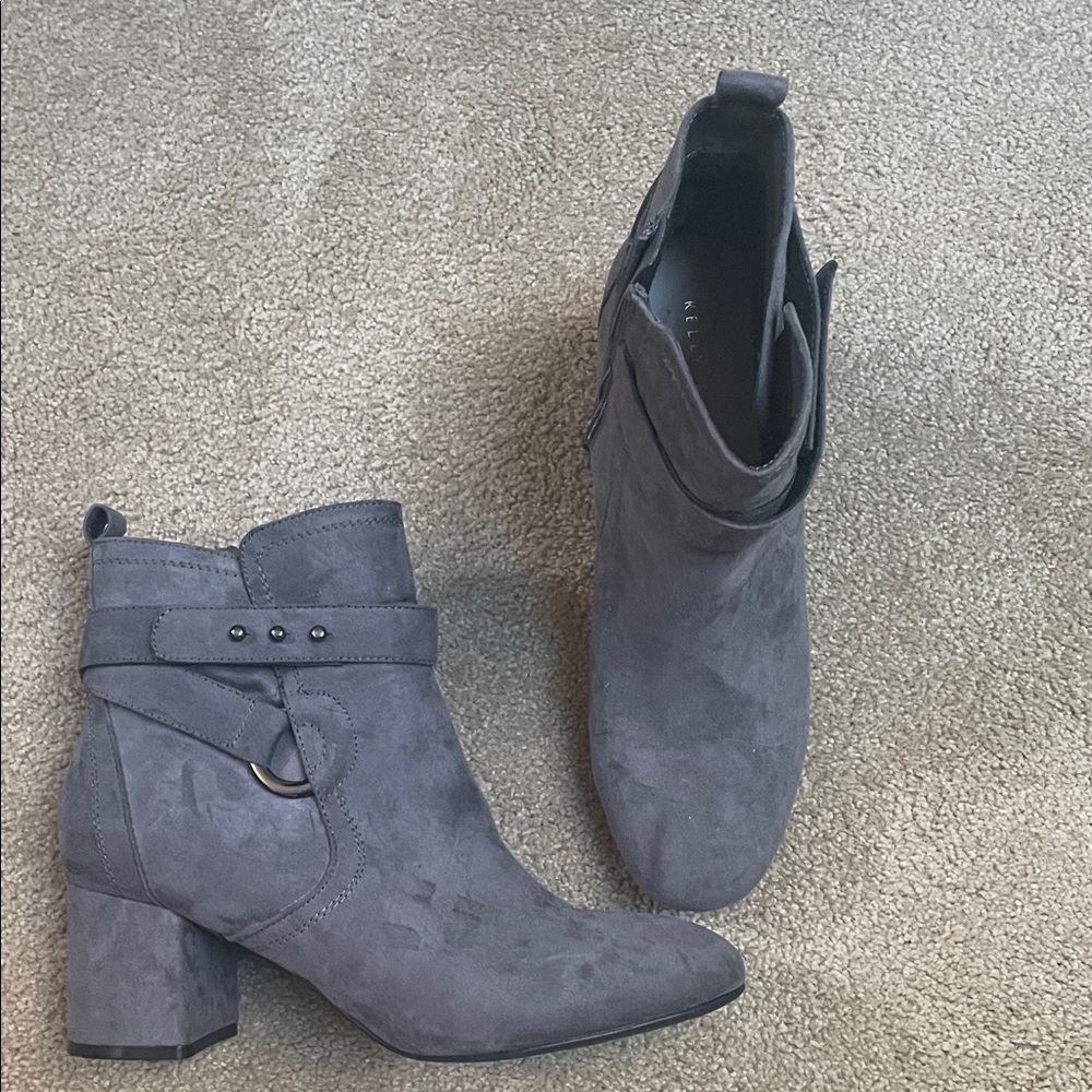 Stylish Gray Ankle Boots